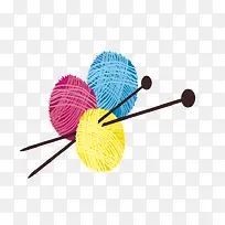 线球毛线卡通矢量素材-空若网 线球毛线卡通矢量素材-空若网