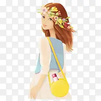 手绘人物插画-空若网 手绘人物插画-空若网