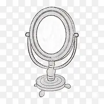 手绘艺术镜子图案-空若网 手绘艺术镜子图案-空若网