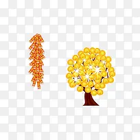 爆竹和金钱树-空若网 爆竹和金钱树-空若网