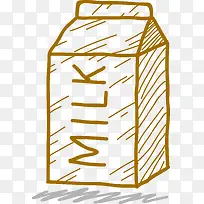 手绘牛奶-空若网 手绘牛奶-空若网