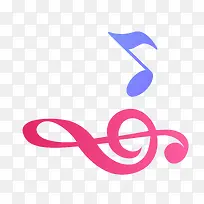 彩色音符图案-空若网 彩色音符图案-空若网