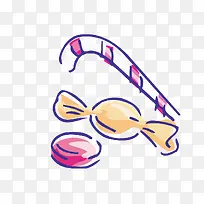 手绘糖果图案-空若网 手绘糖果图案-空若网