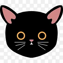 猫咪头像矢量素材-空若网 猫咪头像矢量素材-空若网