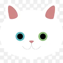 猫咪头像矢量素材-空若网 猫咪头像矢量素材-空若网