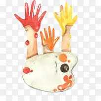 颜料和手-空若网 颜料和手-空若网