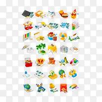 救护车模型矢量图素材-空若网 救护车模型矢量图素材-空若网