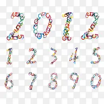 抽象创意数字-空若网 抽象创意数字-空若网