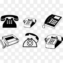 电话符号图标素材-空若网 电话符号图标素材-空若网