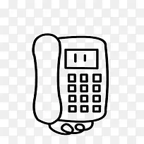 线条电话符号-空若网 线条电话符号-空若网