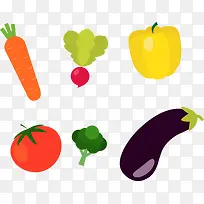 矢量手绘卡通蔬菜-空若网 矢量手绘卡通蔬菜-空若网