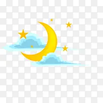 卡通月亮图形-空若网 卡通月亮图形-空若网