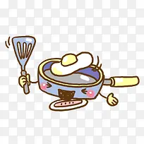 手绘煎蛋图形-空若网 手绘煎蛋图形-空若网