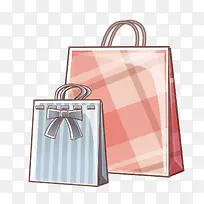 手绘购物袋图形-空若网 手绘购物袋图形-空若网