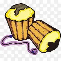 手绘面包模型-空若网 手绘面包模型-空若网