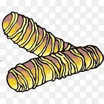 手绘面包条模型-空若网 手绘面包条模型-空若网