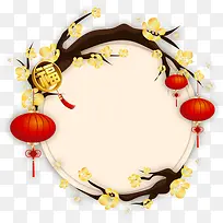 ������֦��������Բ�α߿�-������