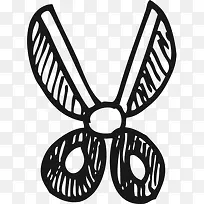 手绘剪刀-空若网 手绘剪刀-空若网