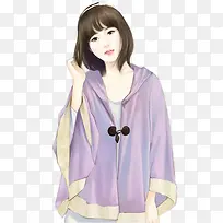 时尚宽松服饰气质少女-空若网 时尚宽松服饰气质少女-空若网