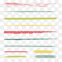 彩色各种墨迹笔触-空若网 彩色各种墨迹笔触-空若网
