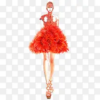 手绘美女素材-空若网 手绘美女素材-空若网