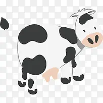 矢量卡通奶牛素材-空若网 矢量卡通奶牛素材-空若网