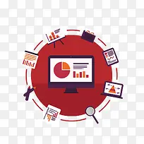 扁平化ppt素材-空若网 扁平化ppt素材-空若网