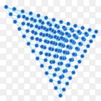 蓝色几何化学科技元素-空若网 蓝色几何化学科技元素-空若网