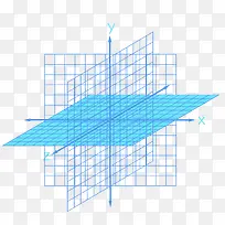 蓝色几何化学科技元素-空若网 蓝色几何化学科技元素-空若网