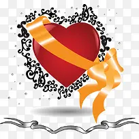 情人节爱心装饰元素-空若网 情人节爱心装饰元素-空若网