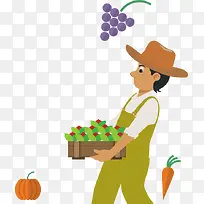 农夫PNG矢量素材-空若网 农夫PNG矢量素材-空若网