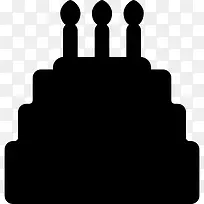 生日蛋糕图标-空若网 生日蛋糕图标-空若网