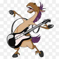 爱弹琴的马-空若网 爱弹琴的马-空若网