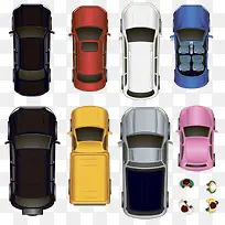 汽车俯视图扁平化-空若网 汽车俯视图扁平化-空若网