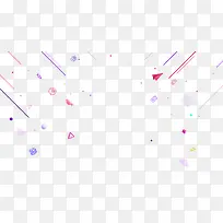 彩色简易线条几何-空若网 彩色简易线条几何-空若网