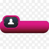 卡通紫色矢量按钮素材-空若网 卡通紫色矢量按钮素材-空若网