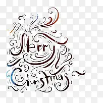 圣诞快乐英文艺术字-空若网 圣诞快乐英文艺术字-空若网