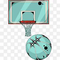 篮球篮框PNG矢量元素-空若网 篮球篮框PNG矢量元素-空若网