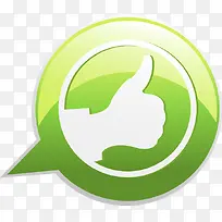 绿色点赞标签-空若网 绿色点赞标签-空若网