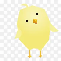 黄色矢量可爱小鸡插画-空若网 黄色矢量可爱小鸡插画-空若网