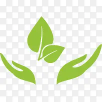 绿色元素手捧树苗PNG矢量元素-空若网 绿色元素手捧树苗PNG矢量元素-空若网