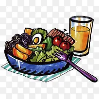 水果蔬菜沙拉-空若网 水果蔬菜沙拉-空若网