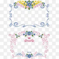 花纹边框卡通促销素材-空若网 花纹边框卡通促销素材-空若网