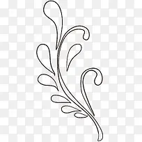 手绘线条欧式花边-空若网 手绘线条欧式花边-空若网