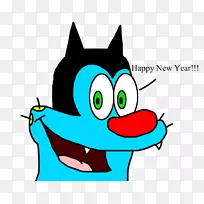 奥吉卡通西兰-新年快乐-空若网 奥吉卡通西兰-新年快乐-空若网