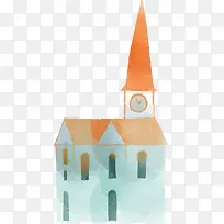 水彩建筑-空若网 水彩建筑-空若网