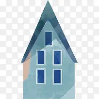 水彩建筑-空若网 水彩建筑-空若网