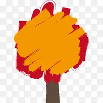 手绘大树-空若网 手绘大树-空若网