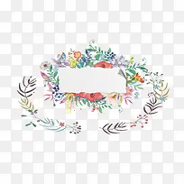 手绘花环边框创意设计-空若网 手绘花环边框创意设计-空若网