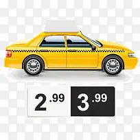 矢量出租车素材-空若网 矢量出租车素材-空若网
